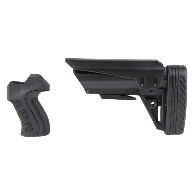 Tactlite Shotgun Stock and X2 Grip, Fits Mossberg 590R/590RM, Black C.1.10.2010