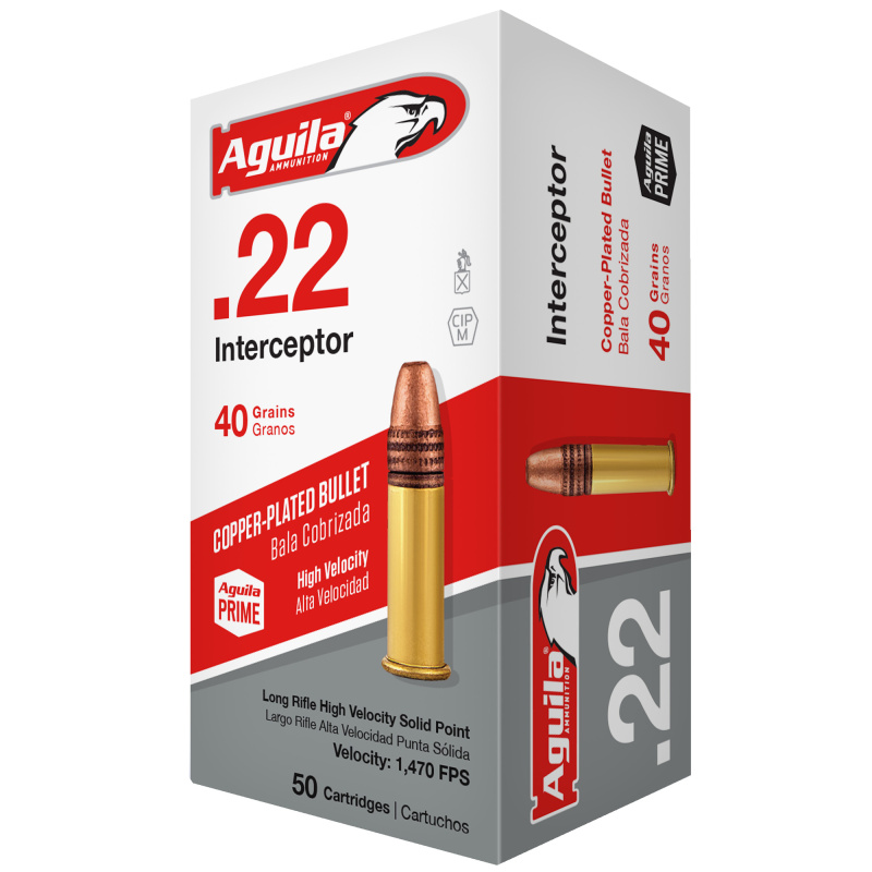 LA 22LR INTERCEPTOR 40GR 50/100