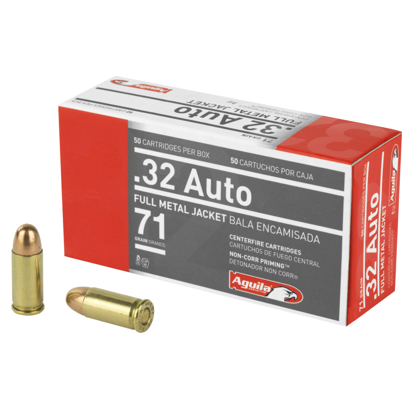 Aguila .32 Auto 71 Grain Full Metal Jacket