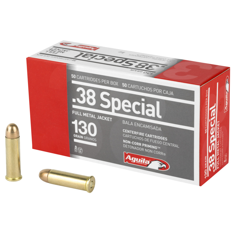 Aguila .38 Special 130 Grain Full Metal Jacket