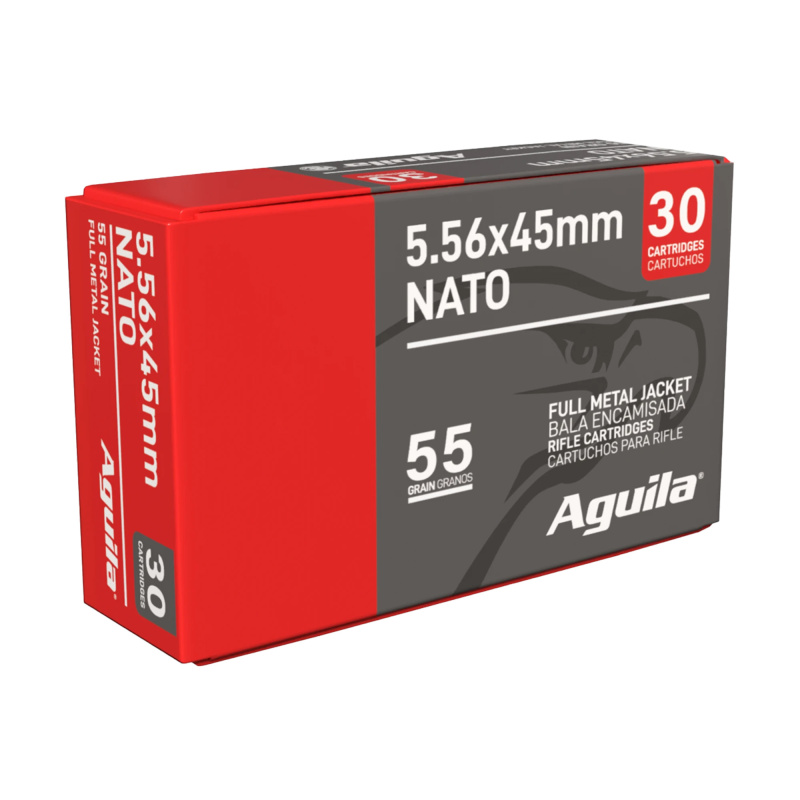 Rifle, 556NATO, 55 Grain, Full Metal Jacket, 30 Round Box 1E556155