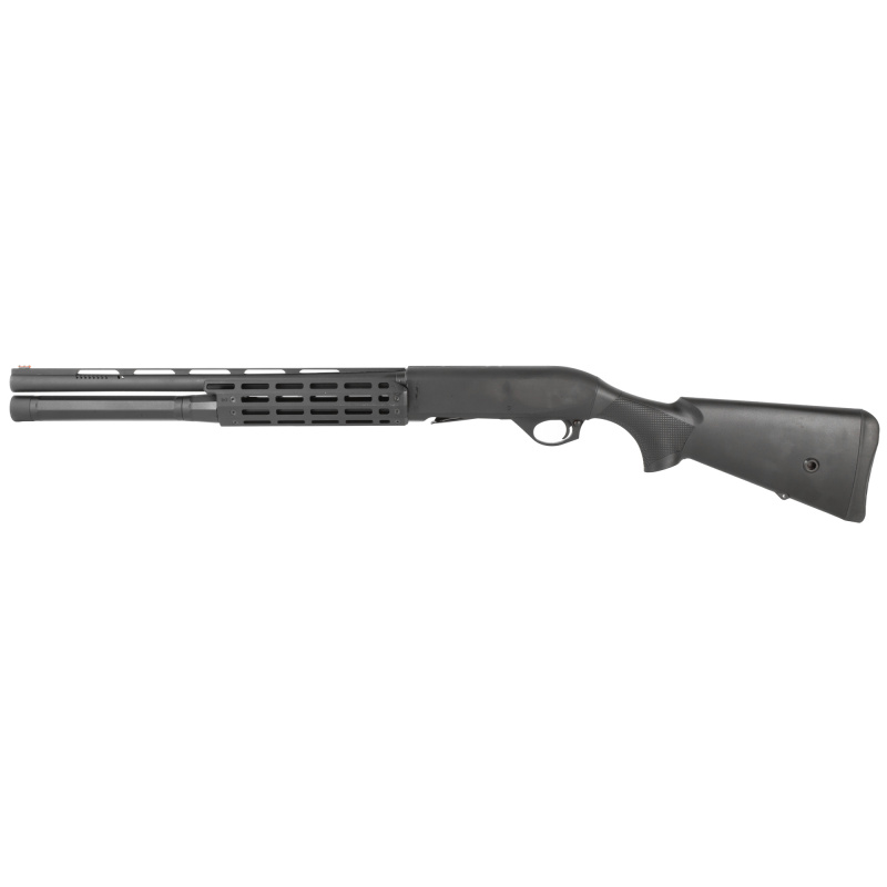 MAC 2 Tradesman Shotgun, Semi-automatic Shotgun, 12 Gauge, 3" Chamber, 18.5" Barrel, Anodized Finish, Black, Polymer Stock, Agency Arms M-LOK Handguard, Vent Rib Fiber Optic Front Sight, Includes 3 Chokes - F, M, IC, 3 Rounds 21000182