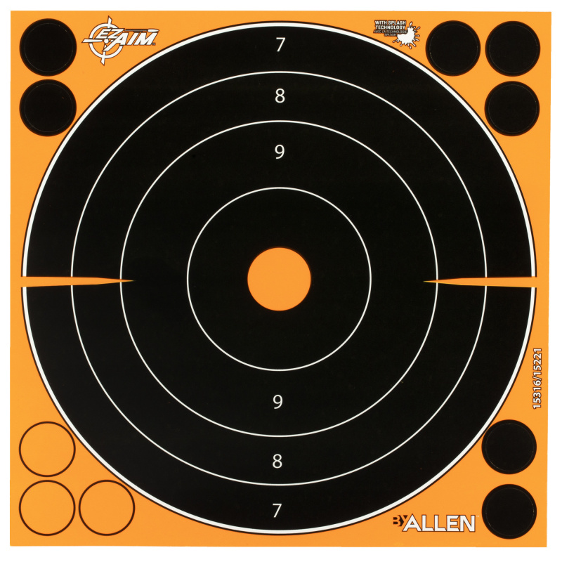 EZ AIM Adhesive, Bullseye, 8x8", 30 Pack 15221