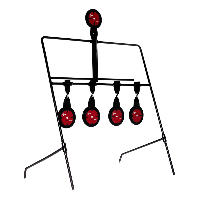 EZ Aim, Steel Deflector Resetting Spinner Target System, For ues with Rimfire .22 Cal, 15.75"x22.25" 15340