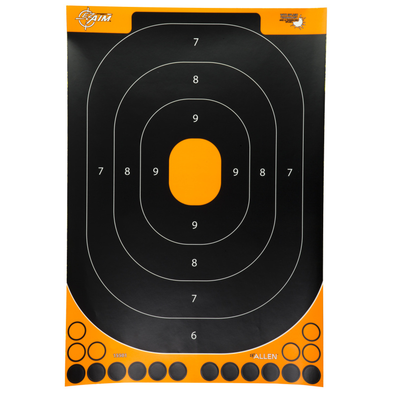 EZ AIM Adhesive, Silhouette, 12" x 18", 10 Pack, Black/Orange 1550110