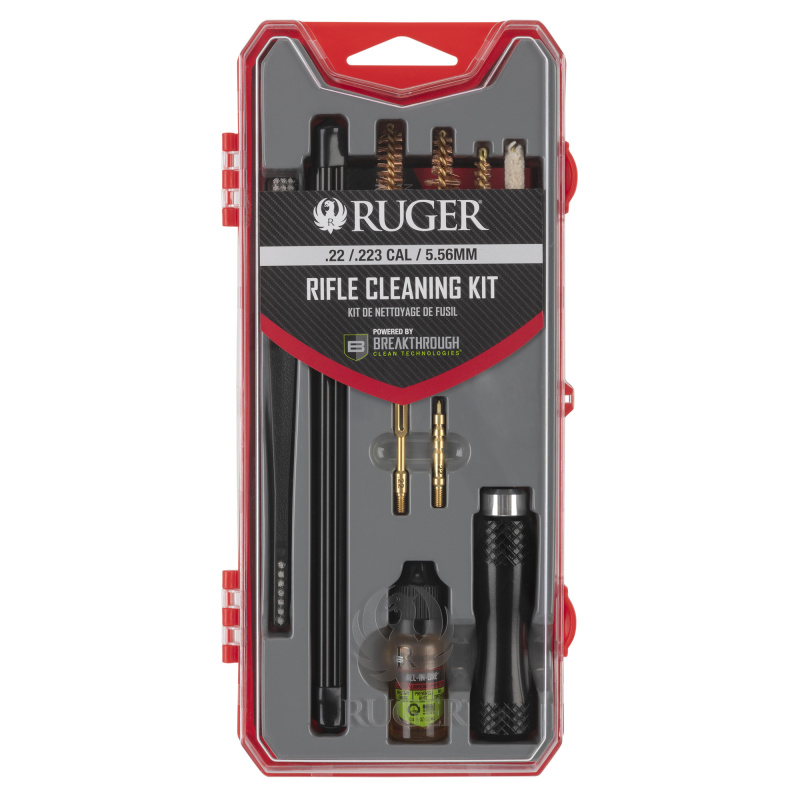 AR15 Cleaning Kit, For 556/223 AR15, Red and Gray 27879