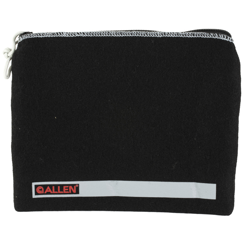 Locking Pistol Pouch, Compact, 9"x7", Fleece, Black 3628
