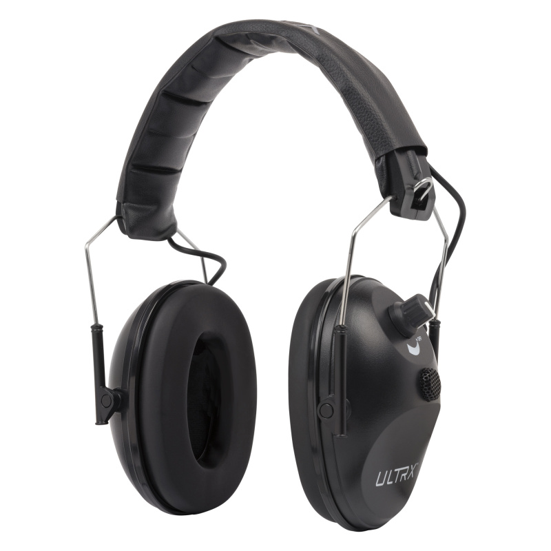 ULTRX E-Muff, Electronic Earmuff, NRR 23dB, Black 4114