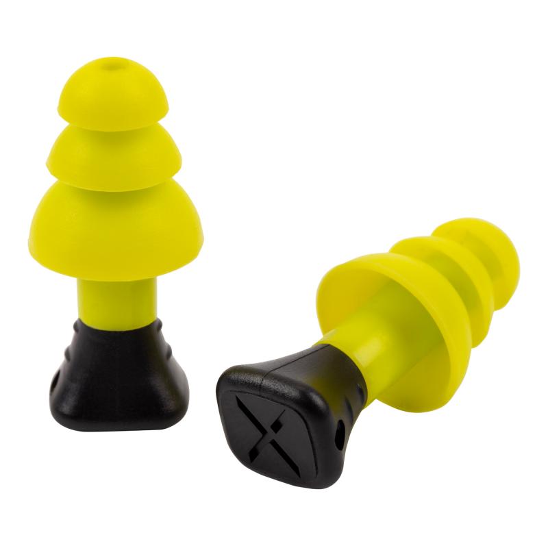 ULTRX Silicone Ear Plugs, NRR 26dB, Yellow, 5 Pairs 4122