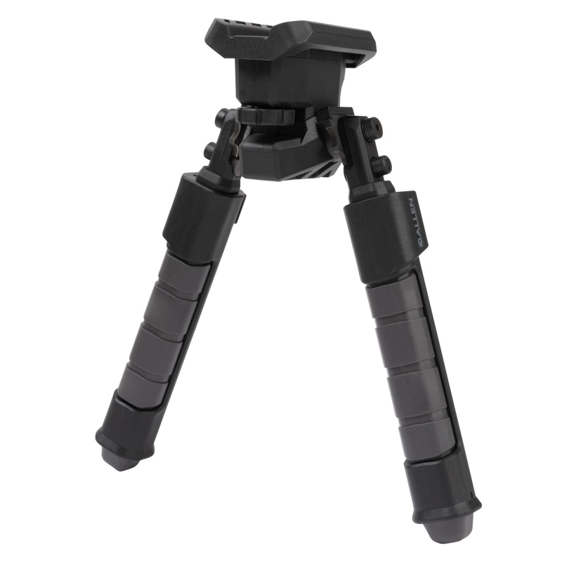 Helix Polymer Bipod, Bipod, Fits Stud Mount, Matte Finish, Black and Gray, Silicone Hand Placement Area 5201