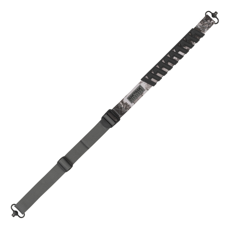 TRAK Web Sling, Molded BAKTRAK Pad, Matte Finish, Veil Gray, Includes Sling Swivels 8539