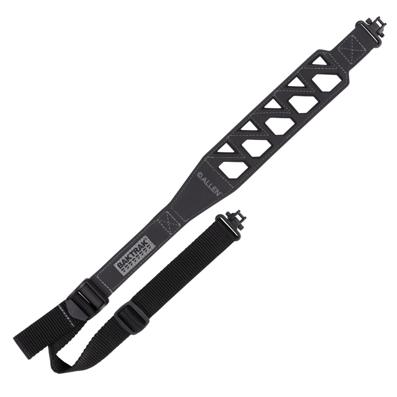 VERTEX Hyper Tough Sling, BAKTRAK Slip Resistant Backing, Matte Finish, Black and Gray, Includes Sling Swivels 8541