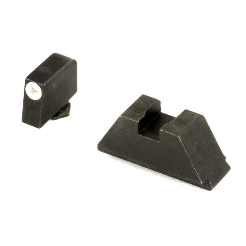 Sight, Fits All Glocks Except 42/43, Green Tritium White Outline Front Black Rear, Tall Suppressor Set GL-411