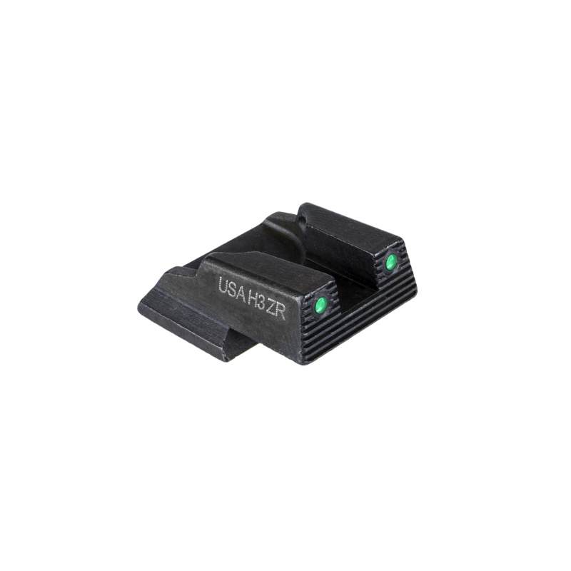 Tritium Rear Sight, Fits S&W Bodyguard 2.0, Tritium Serrated Rear with Black Outline, .260" Height, .150" Square Notch, Rear Sight Only SWBG-875R