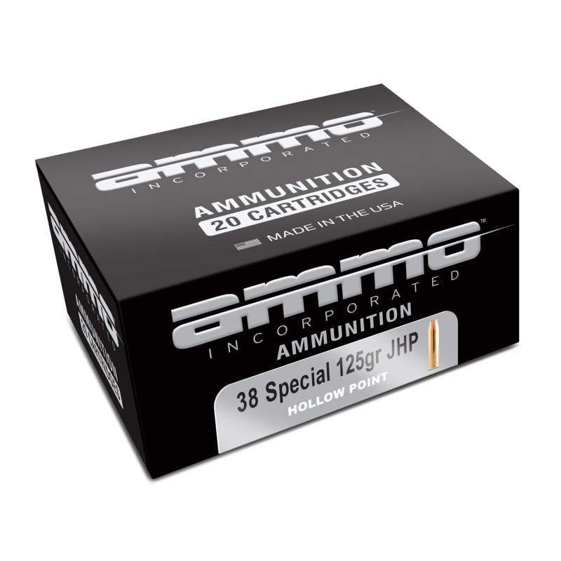 Signature, 38 Special, 125 Grain, Jacketed Hollow Point, 20 Round Box 38125JHP-A20