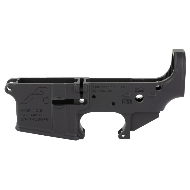 X15, Gen 2, Semi-automatic, Stripped Lower Receiver, .223 Remington/556NATO, Aluminum, Anodized Finish, Black APAR501101C