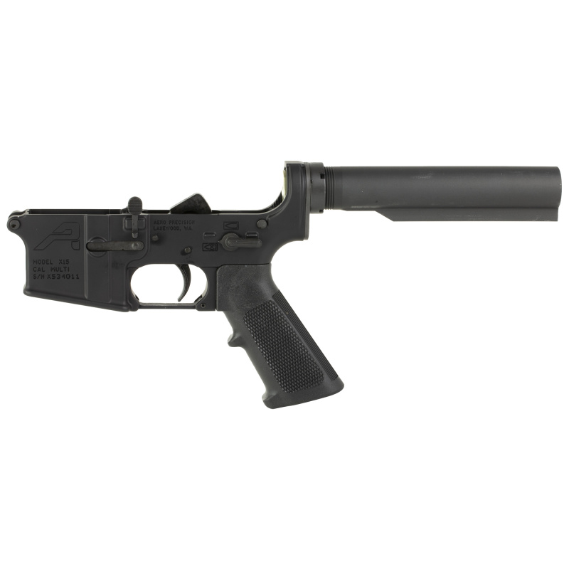Carbine Complete Lower Receiver, Semi-Automatic, 223 Remington/556NATO, Anodized, Black APAR501374