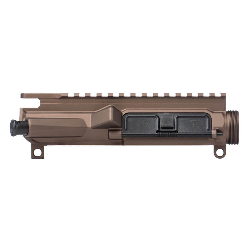M4E1, Assembled Upper Receiver, Anodized Finish, Kodiac Brown, Fits AR15 APAR700222AC