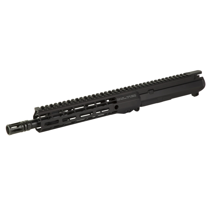 M4E1-T, AR15 Complete Upper, 223 Remington/556NATO, 10.5" Barrel, 1:7 Twist, Carbine Gas System, ATLAS R-ONE 9" M-LOK Handguard, Anodized Finish, Black, Does Not Include BCG or Charging Handle APAR700702M2