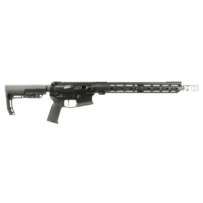Elite LTR, Semi-Automatic Rifle, AR, 6mm ARC, 16" Proof Research Carbon Fiber Barrel, Superlative Arms Adjustable Gas Block, Elite Series Muzzle Brake, 15" Lightweight Handguard, Cerakote Finish, Black, Magpul MOE-K2 Grip, Mission First Tactical Stock, T