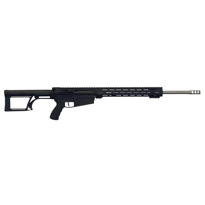 MLR, Semi-automatic, 7MM Remington Magnum, 22" Barrel, 1:9 Twist, Black Finish, Luth-AR MBA-2 Stock, CMC 3.5 Flatblade Trigger, APF 15.5" MLOK Handguard, 5Rd, 4 Magazines MLR-7MM