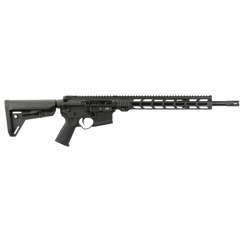 Carbine, Semi-Automatic Rifle, AR, 556 NATO/223 Remington, 16" 4150 Barrel, 13.5" MLOK Handguard, Cerakote Finish, Black, Polymer Grip, Magpul MOE SL Stock, 1 Magazine, 30 Rounds RI238