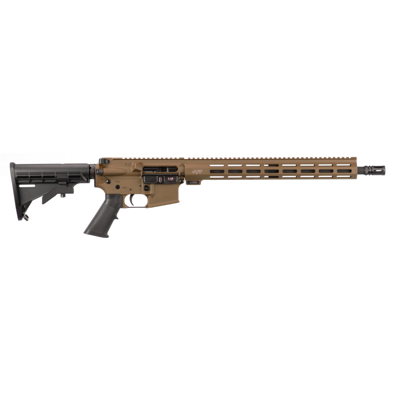 Guardian, Semi-Automatic Rifle, AR, 556 NATO/223 Remington, 16" 4150 Barrel, 15" MLOK Handguard, Cerakote Finish, Burnt Bronze, Polymer Grip, APF M4 Stock, 1 Magazine, 30 Rounds RI282BB