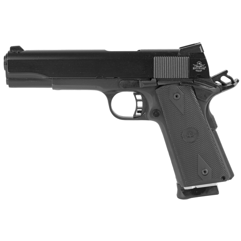 ROCK Standard Pistol 9mm 5 Inch Barrel Parkerized Finish Rubber Grips 9 Round