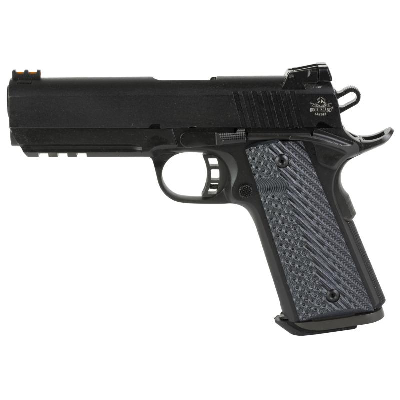 TAC Ultra 10mm 4.25 Inch Barrel LPA MPS1 Type Adjustable Rear Sight Dovetail Fiber-Optic Front Sight Parkerized Finish 8 Round