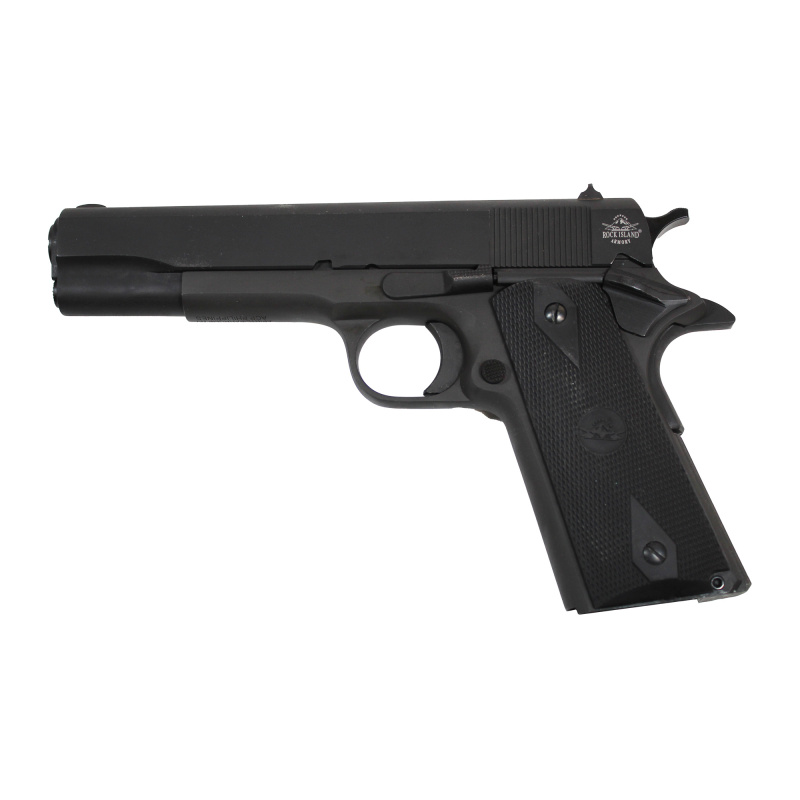 GI Entry, Semi-automatic, 1911, Full Size, 45ACP, 5" Barrel, Rubber Grips, Manual Safety, Parkerized Finish, Black, 8 Rounds, 1 Magazine 56424