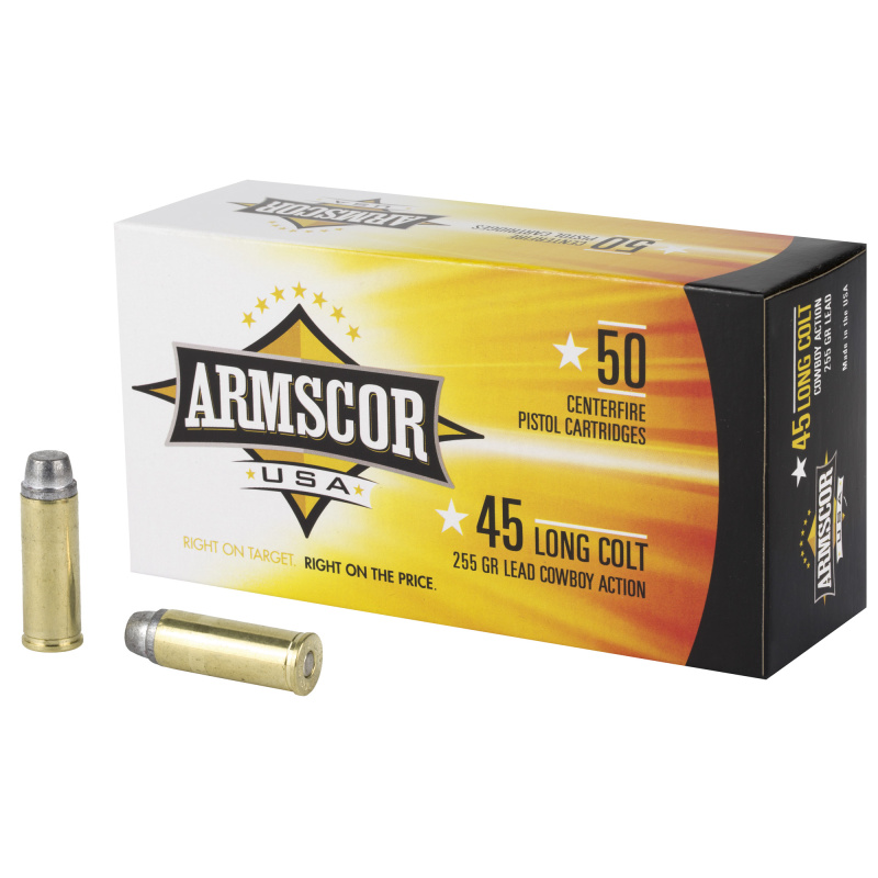 Armscor Handgun Ammunition .45 Long Colt Lead