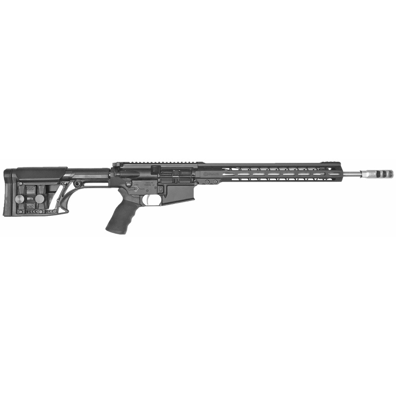 AR-10 3-Gun 7.62x51/.308 18 Inch Barrel with Turnable Brake Adjustable Stock Black 25 Round
