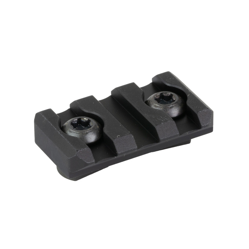 Low Profile Rail, Fits Picatinny M-LOK, 3 Slot, Anodized Finish, Black LPR-M-3