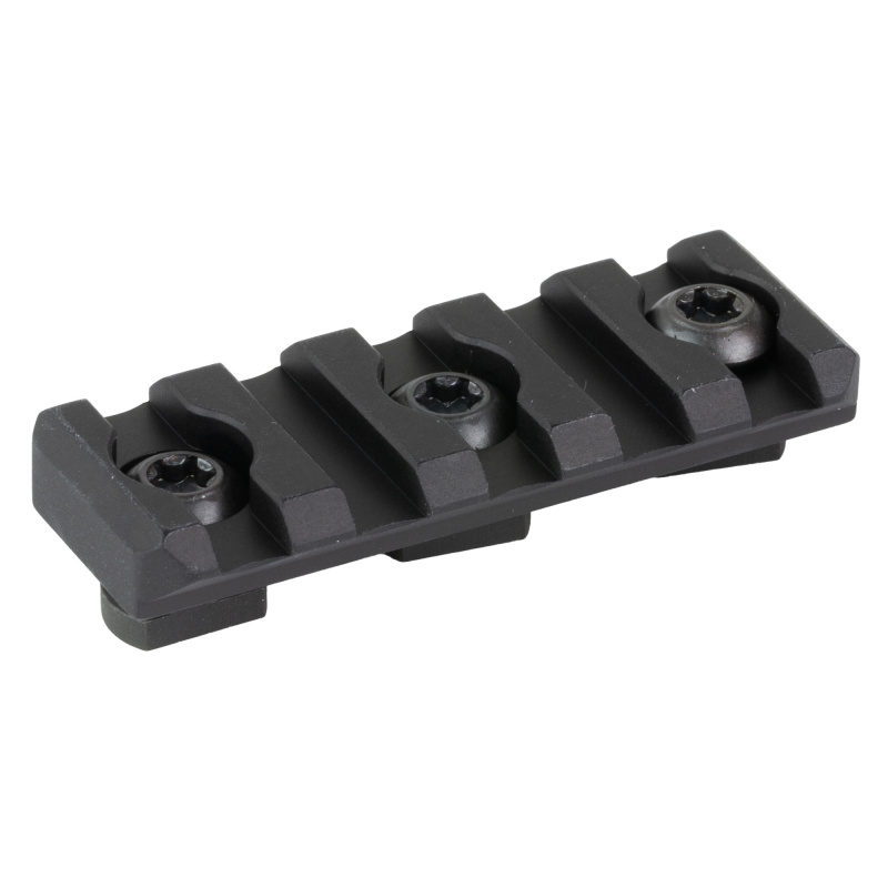 Low Profile Rail, Fits Picatinny M-LOK, 5 Slot, Anodized Finish, Black LPR-M