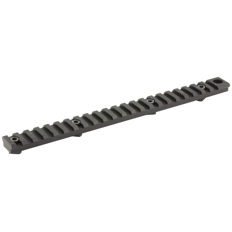 Rail Slider, Picatinny Rail M-Lok, 6 Slot, Fits M-LOK, Integrated QD Mount, Anodized Finish, Black RS-RAIL-6M