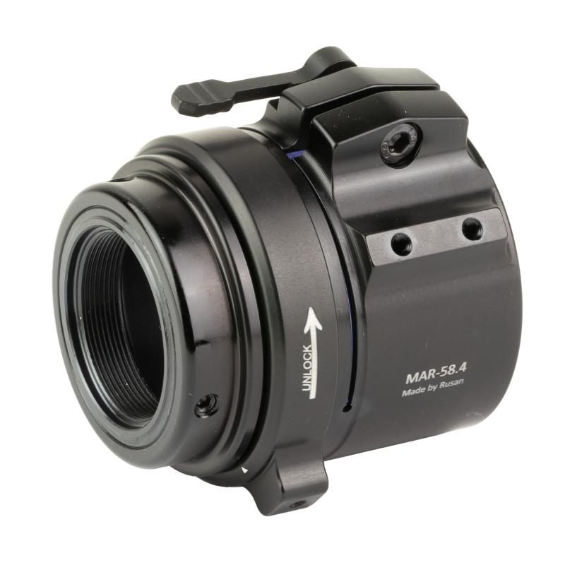 TICO Scope Mounting System, 50mm Objective, 58.4mm Clamp, Matte Finish, Black ACCOSMS50584