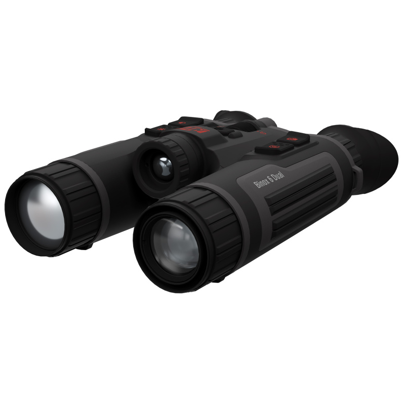 Binox 6, Laser Rangefinder, Thermal Binocular, Dual Multispectral, 5.5-44X Magnification, 35mm Objective, Black, Includes Carry Case and Charging Cable MSBNB6635A
