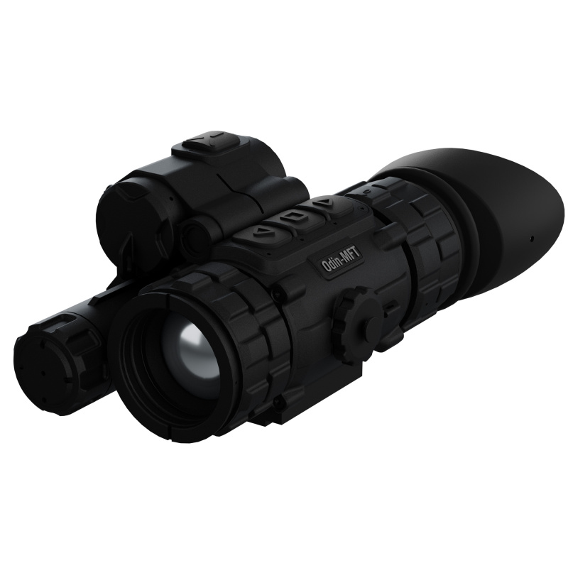 Odin 6 Multi Functional Thermal Optic, Monocular, 1X/2X/4X/8X Magnification, 25mm Objective, Black, Includes Carry Case and Charging Cable TIMFOD6625