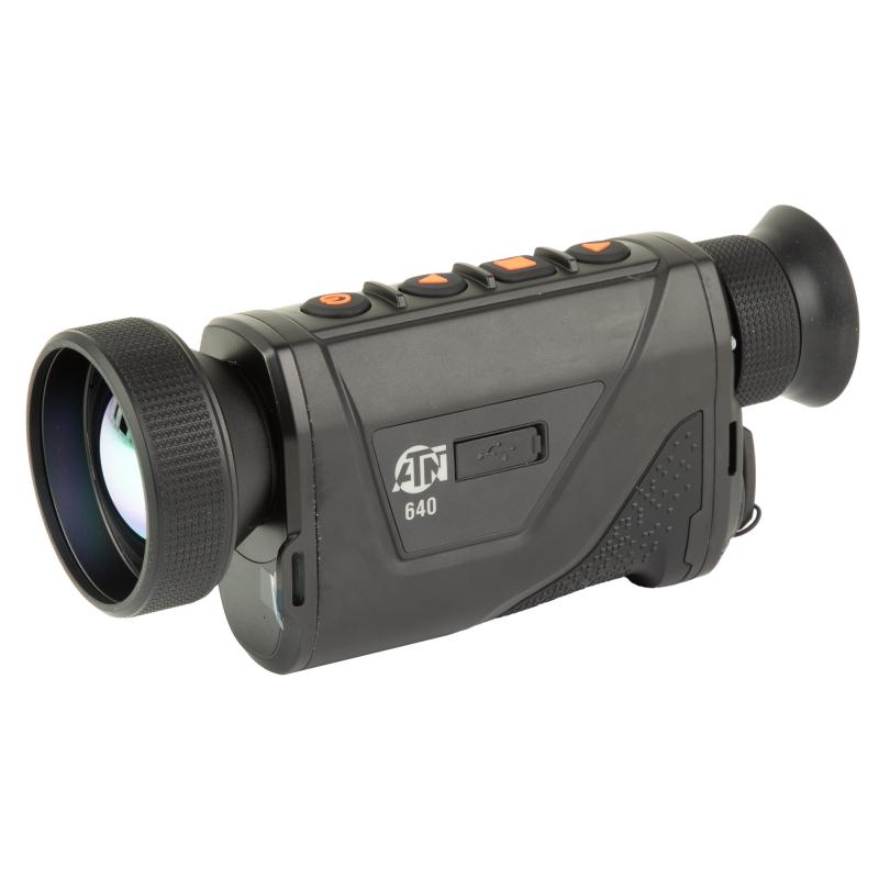 BlazeHunter Pro 650, Thermal Monocular with Laser Range Finder, 3-28X Magnification, 50mm Objective, 640x512 Sensor, Matte Finish, Black, Includes Battery, Charger, and Pouch TIMNBLH650LRF