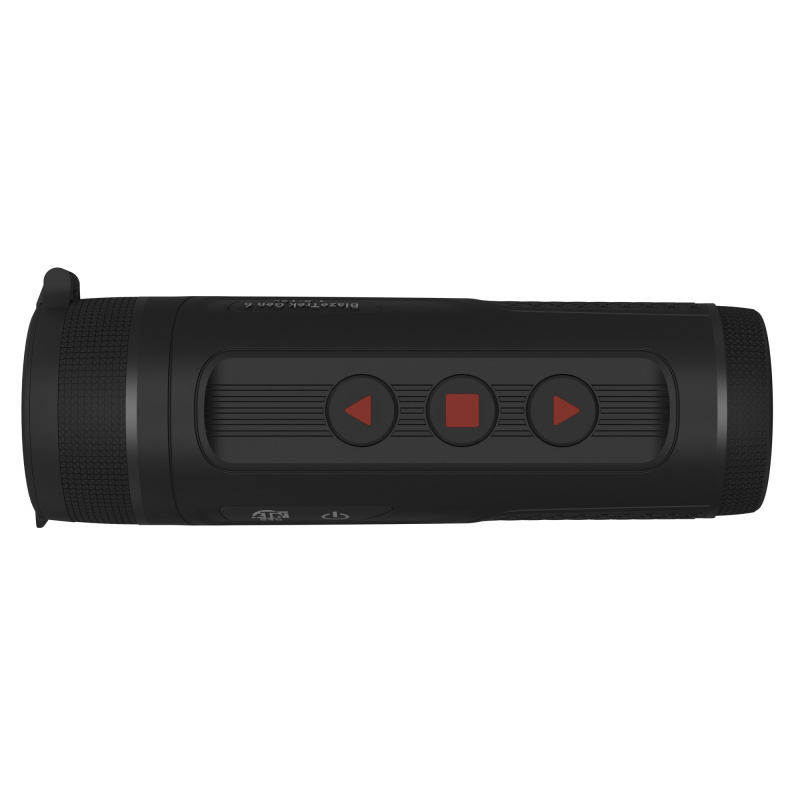 BlazeTrek 6, Thermal Monocular, 19MM Objective, 2.25-18X Magnification, Matte Finish, Black, Includes Case and USB Type-C Cable TIMNBLT619G6