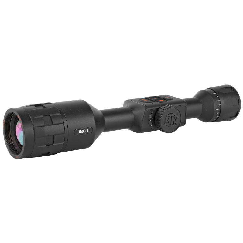 THOR 4 640, Thermal Rifle Scope, 2.5-25X, 640x480, 5 Different Reticles In Red/Green/Blue/White/Black, Full HD Video Record, WiFi, GPS, Smooth Zoom and Smartphone With iOS or Android, Black Finish, Batteries Included TIWST4643A