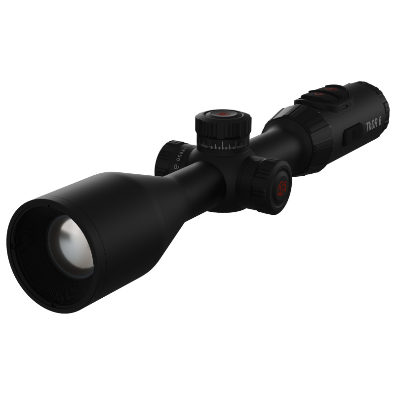ThOR 6 Elite, Thermal Rifle Scope, 3.5-28X Magnification, 35mm Objective, 30mm Main Tube, Multiple Reticles, Black, Includes Carry Case and Charging Cable TIWST6335A