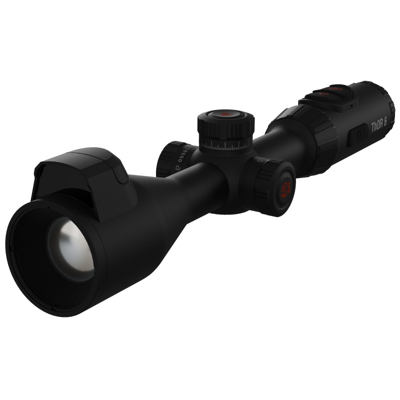 ThOR 6 Elite, Laser Rangefinder, 3.5-28X Magnification, 35mm Objective, 30mm Main Tube, Multiple Reticles, Black, Includes Carry Case and Charging Cable TIWST6335LRF