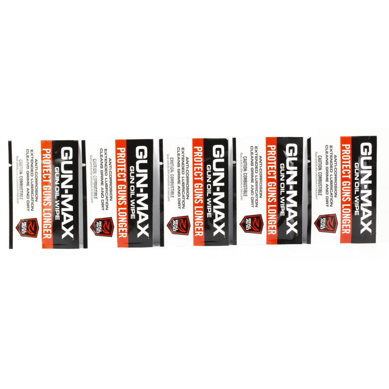 Gun-Max Wipes, Cleaning Pads, Gun-Max Gun Oil Wipes - 25 Pack AVGMW25