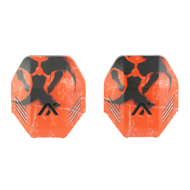 MX Plate, Fits MX Pro/Electronic/Passive Earmuffs, Biohazard Red MX-PLT-BIO