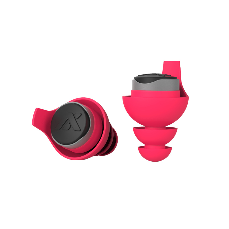 XP Defender, Ear Plug with Toggle Switch, Pink, Includes Canister and (1) Pair Medium and (1) Pair Large Tips XPD-PM-L
