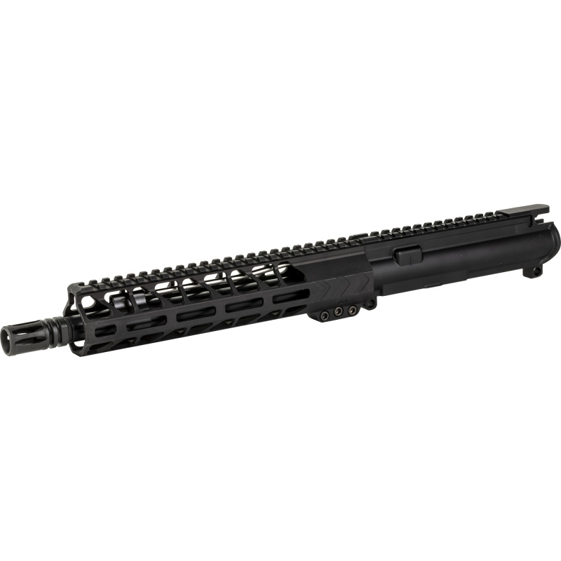 WORKHORSE, Upper Receiver Assembly, 223 Remington/556NATO, 10.5" Barrel, Carbine-length Gas System, Anodized Finish, Black, A2 Flash Hider, WORKHORSE 9.5" M-LOK Free Float Handguard, Does Not Include Bolt Carrier Group or Charging Handle WH-UR-10.5-556