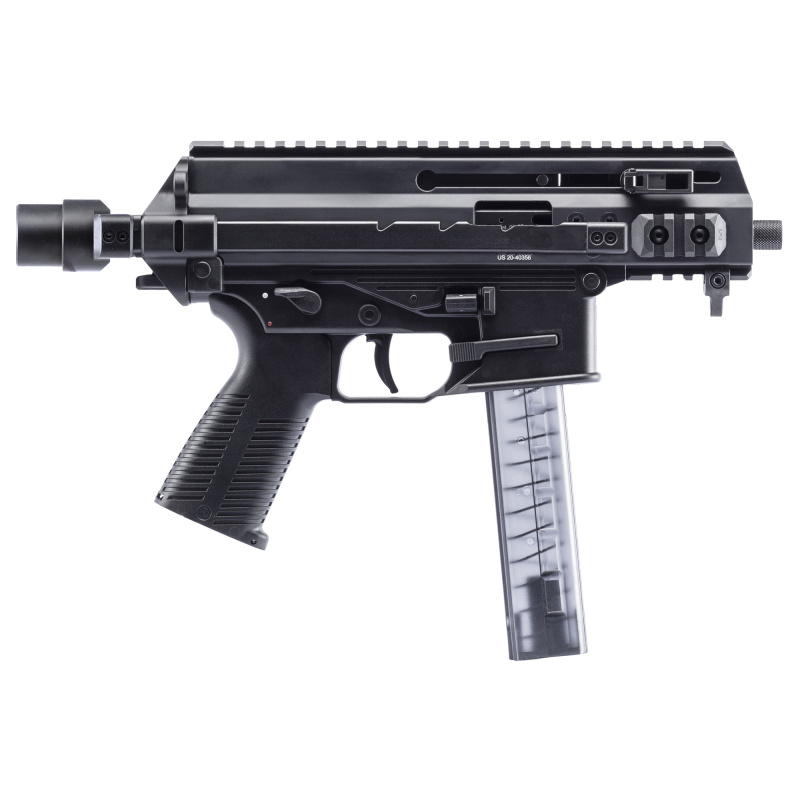APC9K PRO, Semi-automatic, Pistol, 9MM, 4.3" Threaded Barrel, Black, 30 Rounds, 1 Magazine, Optic Not Included, Teloscopic Brace Adapter BT-361765-02