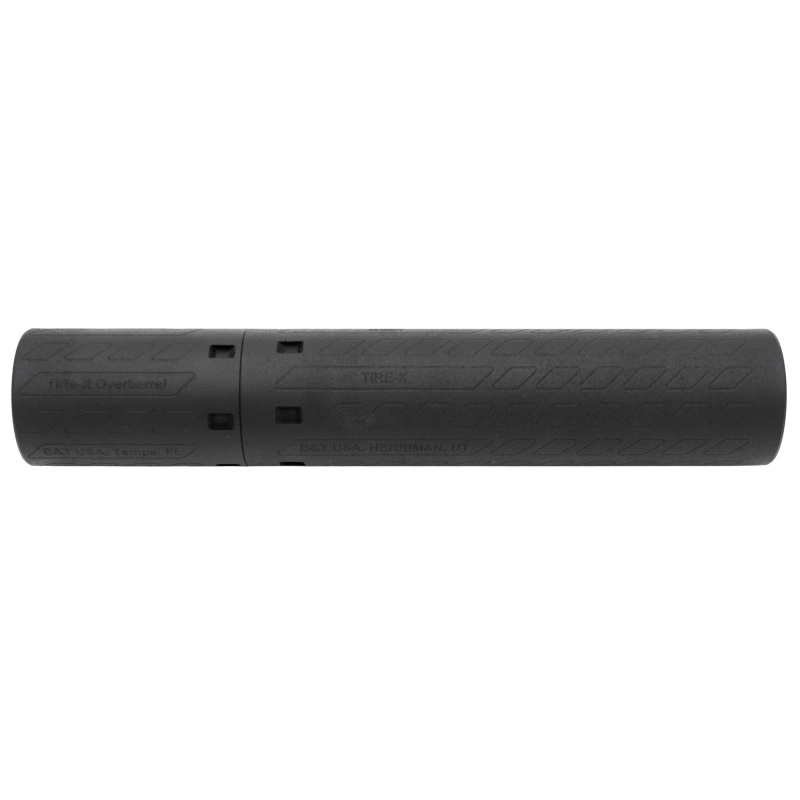 Ti-Rex, Suppressor, .30 Cal, 10.5" Length, 1.7" Diameter, Titanium Construction, Anodized Finish, Black, 5/8X24 Direct Thread, Includes HUB Compatible Adapter Mount, 18.5oz Weight SD-145637