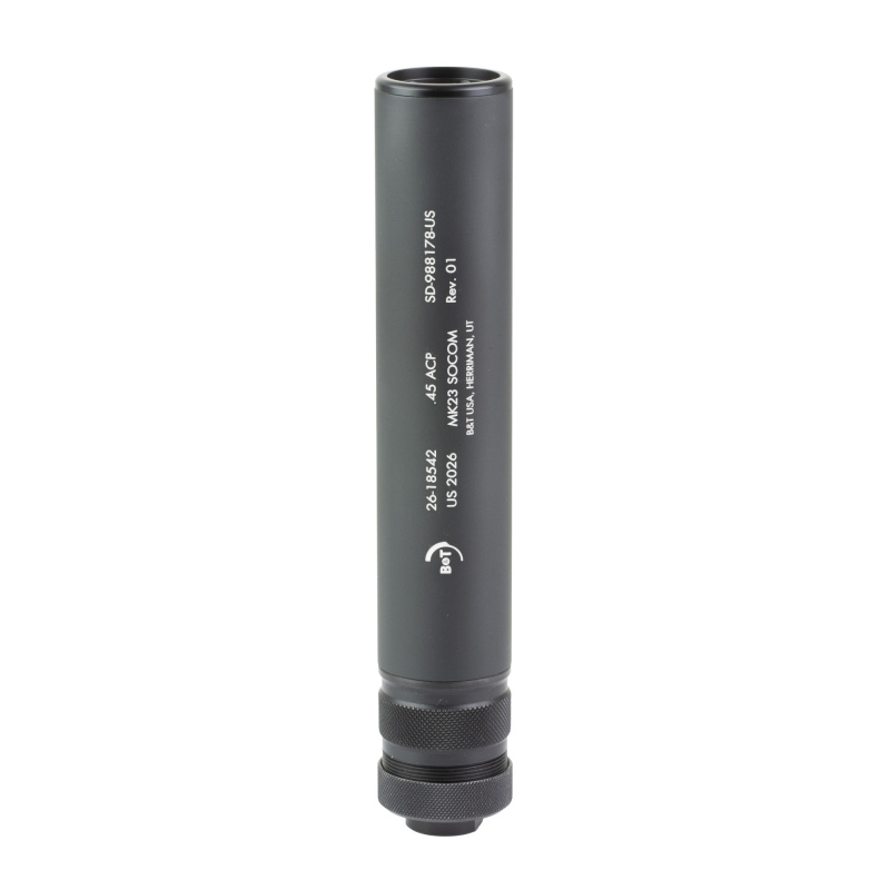 Impuls, Suppressor, 45 ACP, Anodized Finish, Black, Aluminum Construction SD-988178-US